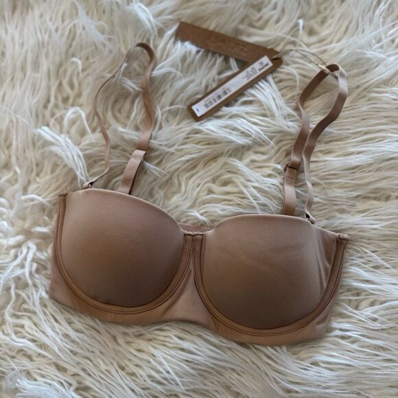 Skims Fits Everybody Strapless Bra Clay Size 30C - Picture 4 of 9